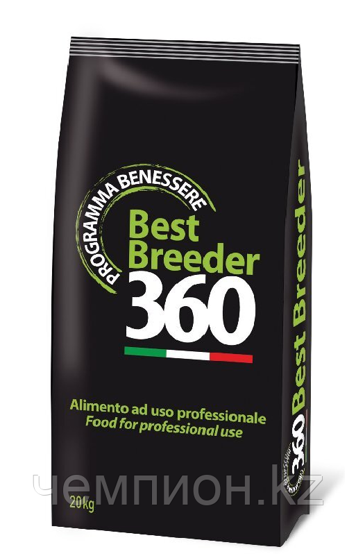 Best Breeder 360 Complete, корм для взрослых собак всех пород, мясное ассорти, уп.20кг. - фото 1 - id-p95975036