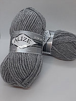 Пряжа для вязания Superlana Maxi (Суперлана Макси) Светло-серый 21