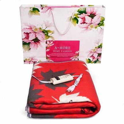 Одеяло-простыня электрическое с подогревом A-MORE HOME FASHION в подарочной упаковке (Полуторный), фото 1