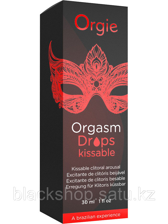 Orgasm Drops Kissable возбуждающие капли для женщин, жидкость флакон 30мл, 95гр.