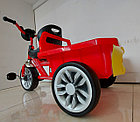 Большой детский трехколесный велосипед "Traktor" с багажником. Kaspi RED. Рассрочка., фото 4