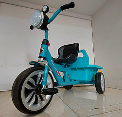 Эксклюзивный детский трехколесный велосипед "Traktor" с багажником. Kaspi RED. Рассрочка.