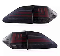 Задние фонари на Lexus RX 2009-15 дизайн 2021 (Дымчатые)