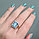 Золотое  кольцо с Натуральным Топазом и бриллиантами 0.60Ct VS1/G, VG-Cut, фото 6