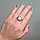 Золотое  кольцо с Натуральным Жемчугом и бриллиантами 0.15Ct VS2/I, VG-Cut, фото 6