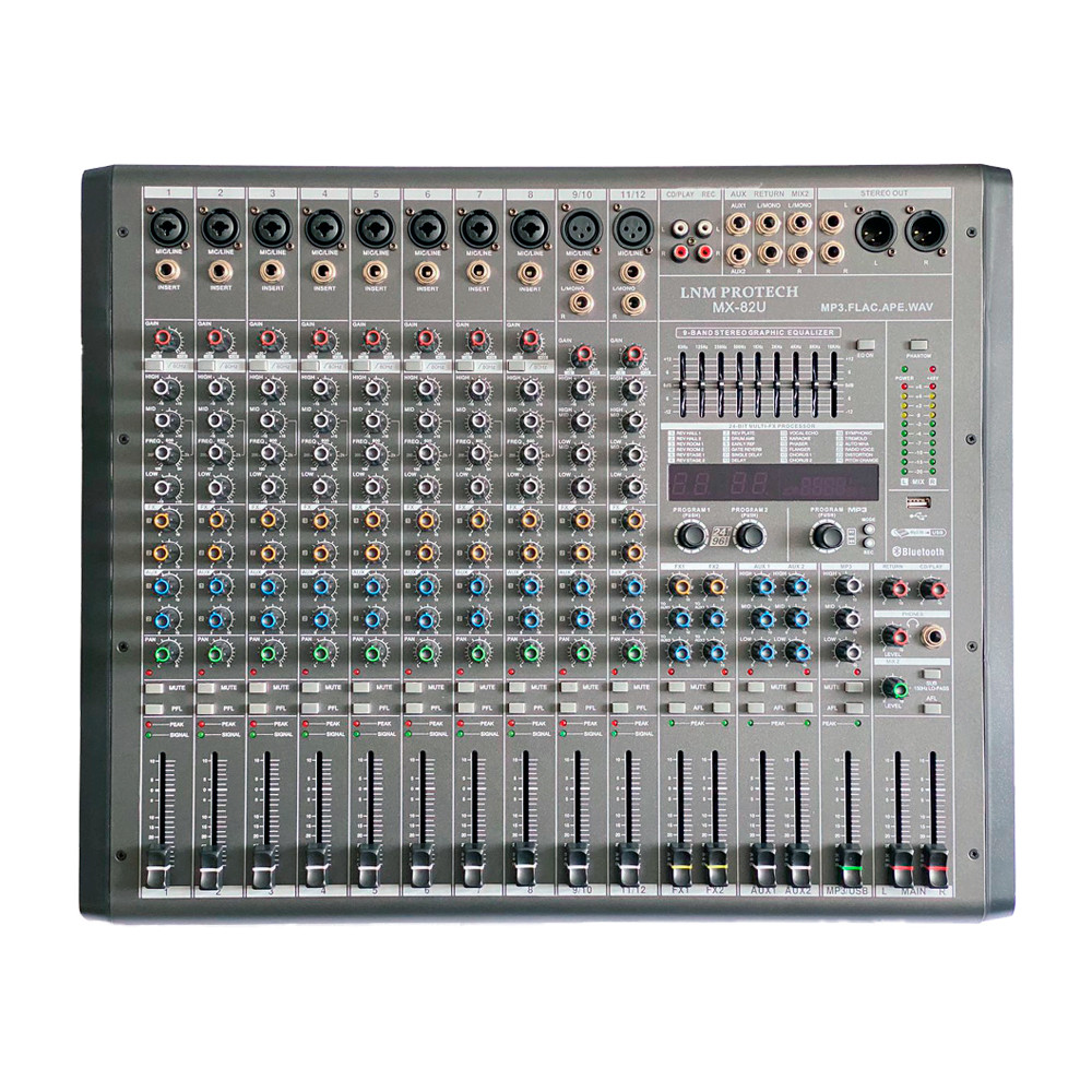 Пассивный микшерный пульт LNM Protech MX-82U. аудиомикшеры в ...