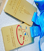 Медали турнира Ушкемпиров, изготовление медали значки под заказ
