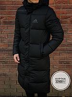 Куртка Adidas длинн чер 21117