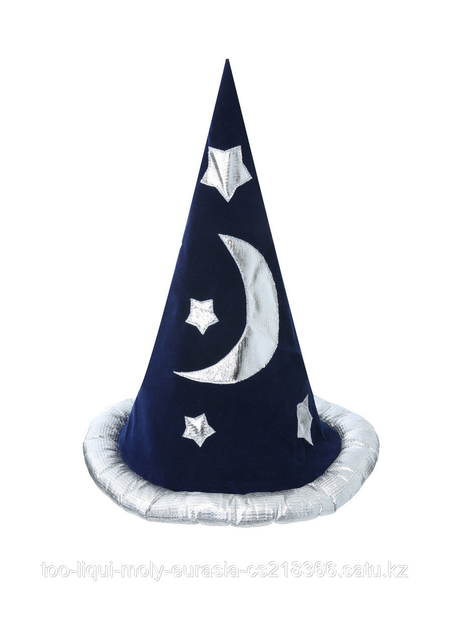 Карнавальная шляпа "Звездочет" серебро