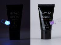 Акригель #06 ACRYL GEL FLUORESCENT ELPAZA 30мл. (Полигель светится в темноте)