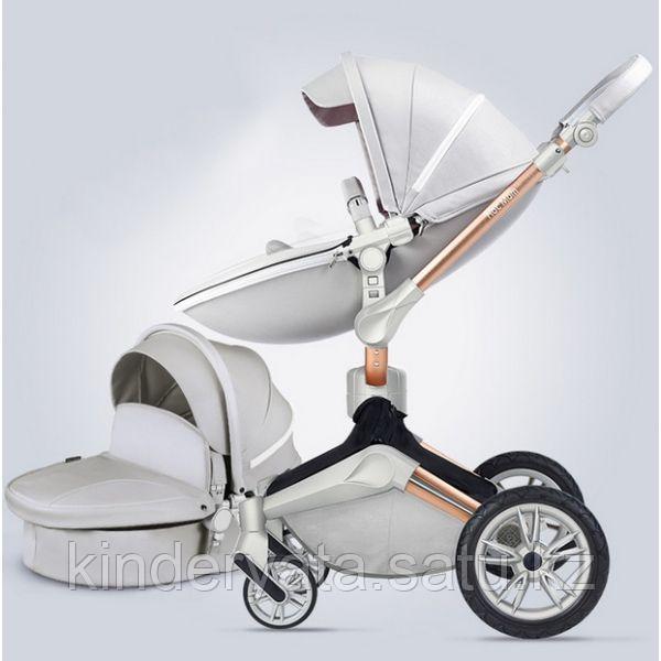 Коляска Hot Mom F23 2в1 белая