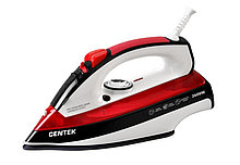 Утюг Centek CT-2336 2600 Вт, керамическая подошва, самоочистка, красный