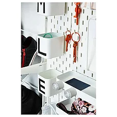 СКОДИС крючок белый ИКЕА, IKEA, фото 2