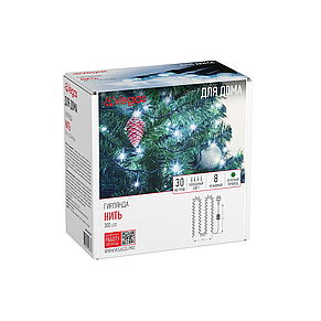 Гирлянда нить 300 LED 30м, фото 2