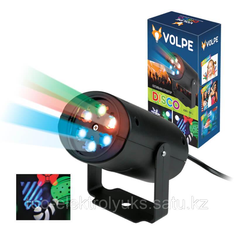 Светодиодный светильник-проектор ULI-Q306 4W/RGB BLACK XMAS Проекц.«Рождество»,RGB 220В.Volpe - фото 1 - id-p95992652
