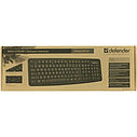 Клавиатура проводная Defender Element HB-520 PS/2 RU,черный, фото 3