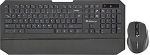 Комплект беспроводной клавиатура + мышь Defender Berkeley C-925 RU,черный