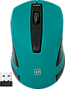 Мышь беспроводная Defender MM-605 зеленый,3 кнопки,1200dpi, фото 3