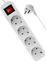 Удлинитель DEFENDER с заземлением и выключателем S418, 1.8 м, 4 розетки, фото 3