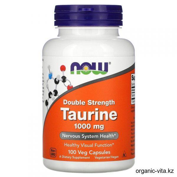 Таурин, двойная сила, 1000 мг, 100 капсул - фото 1 - id-p95994576