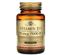 Витамин D3, 5000 ME, 100 капсул
