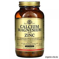 Solgar, кальций, магний и цинк, 250 таблеток