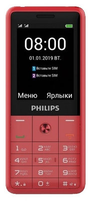 Мобильный телефон Philips Xenium E169,   Red