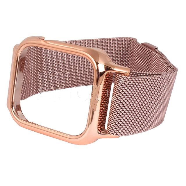 Ремешок Usams для смарт-часов Apple Watch 4, 40mm, сталь, Pink Gold - фото 1 - id-p96010944