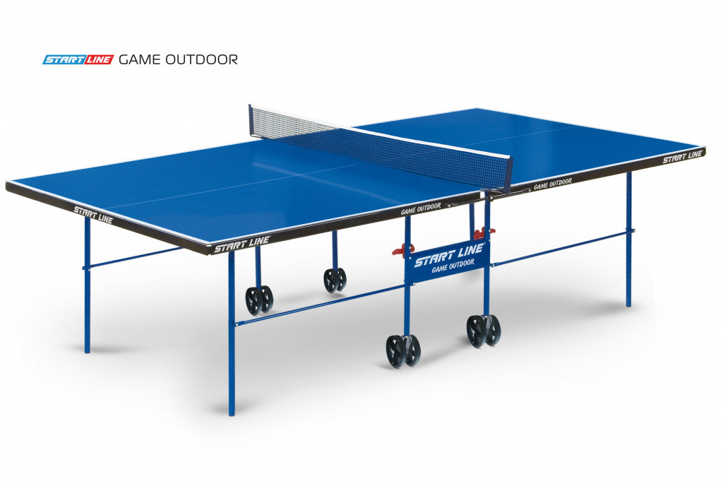 Всепогодный теннисный стол Start Line Game Outdoor-2 с сеткой, фото 1