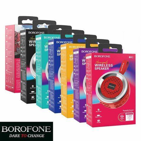 Колонка портативная беспроводная Borofone Aurora {FM, BT 5.0, TWS, ответ на звонки, microSD/USB} с MP3-плеером - фото 2 - id-p96012781