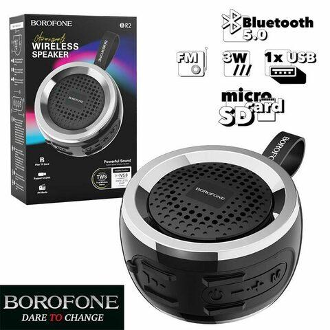 Колонка портативная беспроводная Borofone Aurora {FM, BT 5.0, TWS, ответ на звонки, microSD/USB} с MP3-плеером - фото 10 - id-p96012784