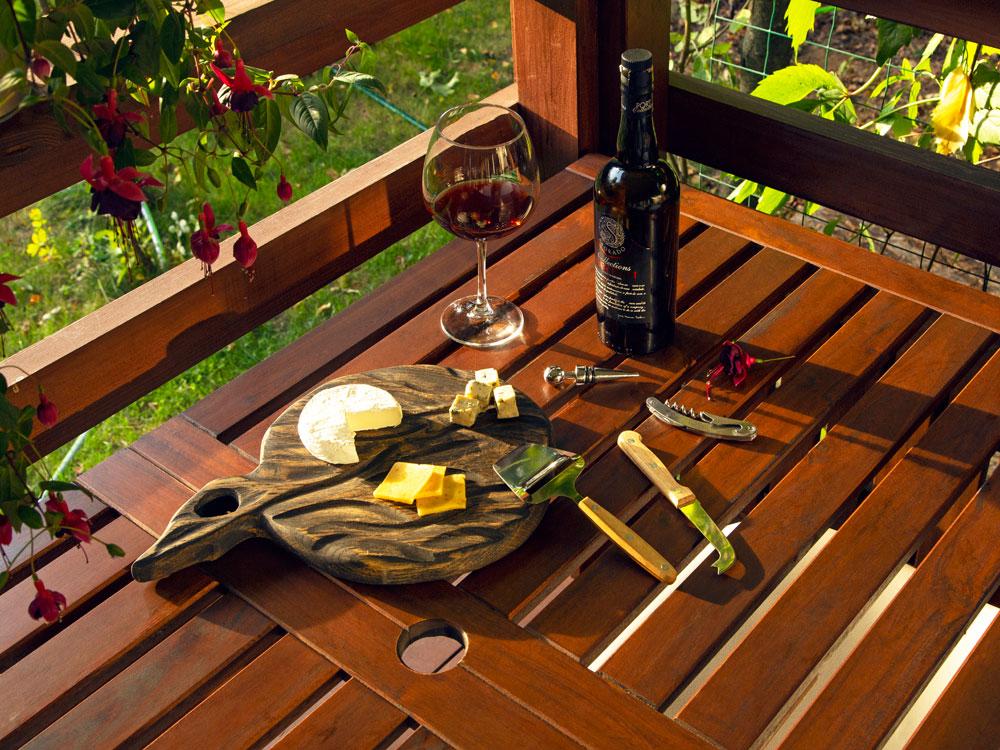 Подарочный набор для вина и сыра Reze из 4 предметов, натуральный - фото 7 - id-p89993714