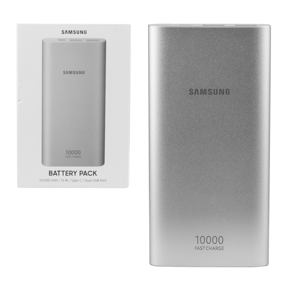 Power Bank Samsung 10000mAh EB-P1100C (EB-P1100CSRGRU), Silver