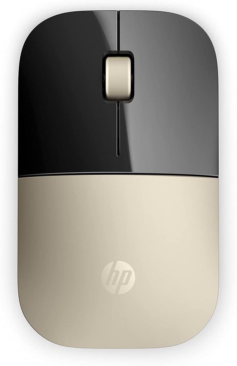 Мышь HP Z3700, Wireless Optical, 1200dpi, Gold, USB, 1xAA, фото 1