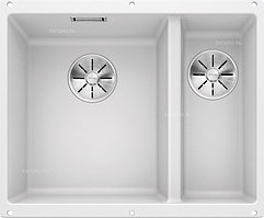 Кухонная мойка Blanco Subline 340/160-U InFino Silgranit белая левая мойка