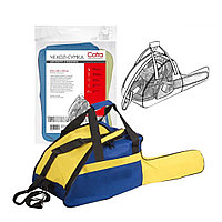 Чехол, сумка для бензопилы, светло-синий/желтый, COFRA (арт. RC-7131)