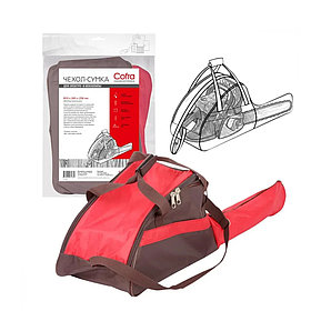 Чехол, сумка для бензопилы, коричневый/красный, COFRA (арт. RC-7133)