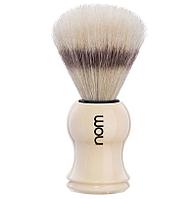 Muehle Помазок NOM Gustav (ворс кабана, белый пластик)