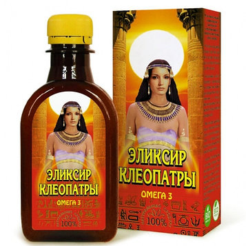 "Эликсир Клеопатры" - масло льняное с экстрактом амаранта, моркови, змееголовника, лопуха, зверобоя