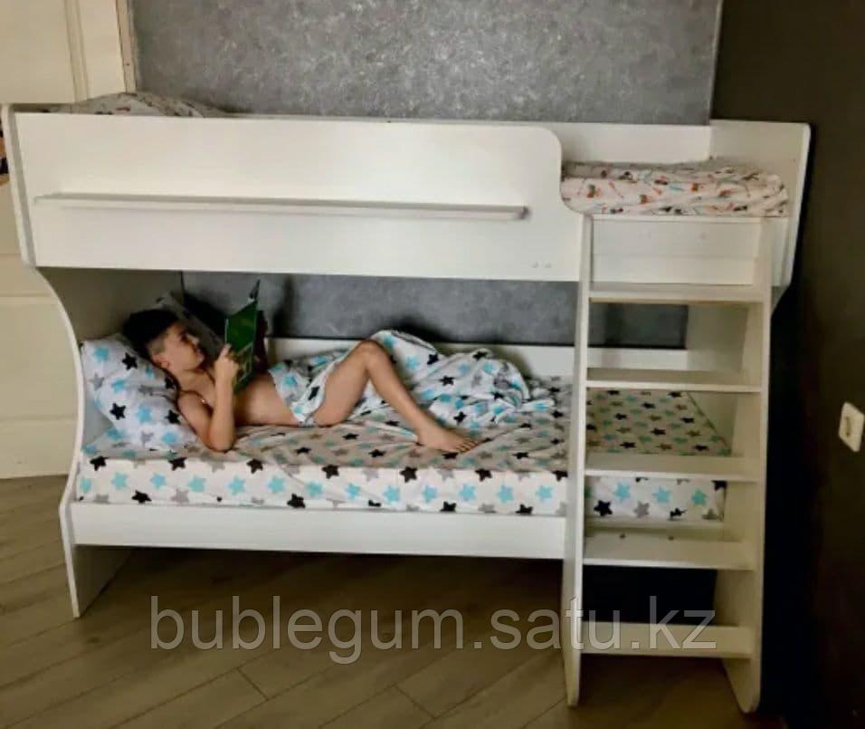 Двухъярусная кровать детская Капризун <К432.2>, белый