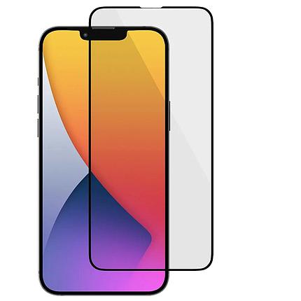 Защитное стекло A-Case для Iphone 13/13 Pro с окантовкой чёрное, фото 2