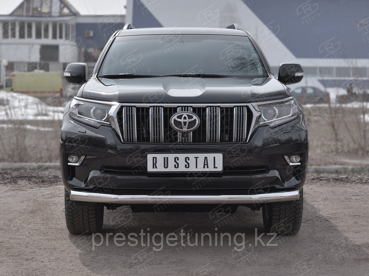 Защита переднего бампера d76 секции Land Cruiser Prado 2017-2021, фото 1