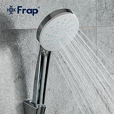 Смеситель для ванны длинный излив хром кнопка FRAP F2213-20, фото 2