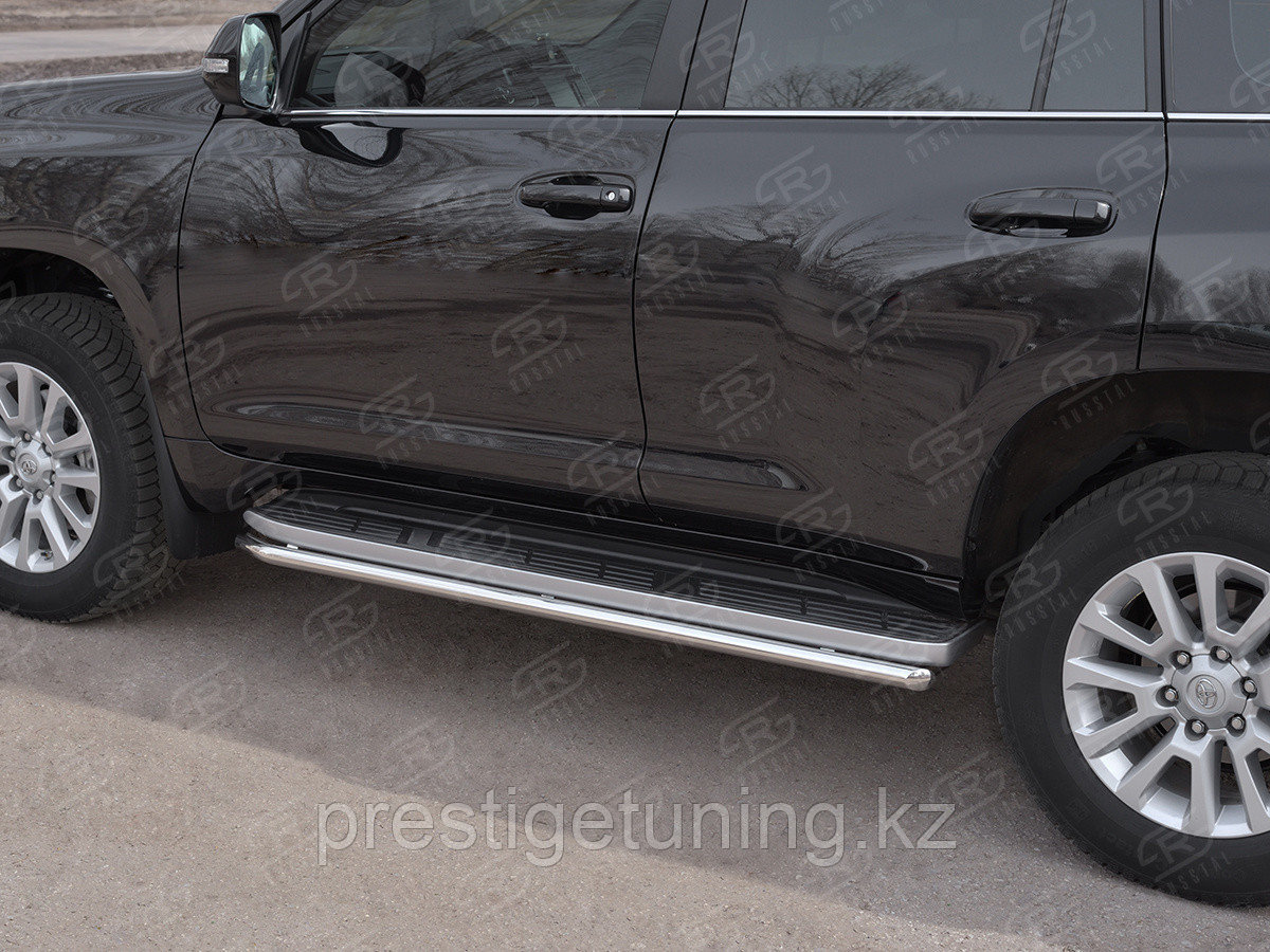 Защита порогов d42 Land Cruiser Prado 2017-2021, фото 1