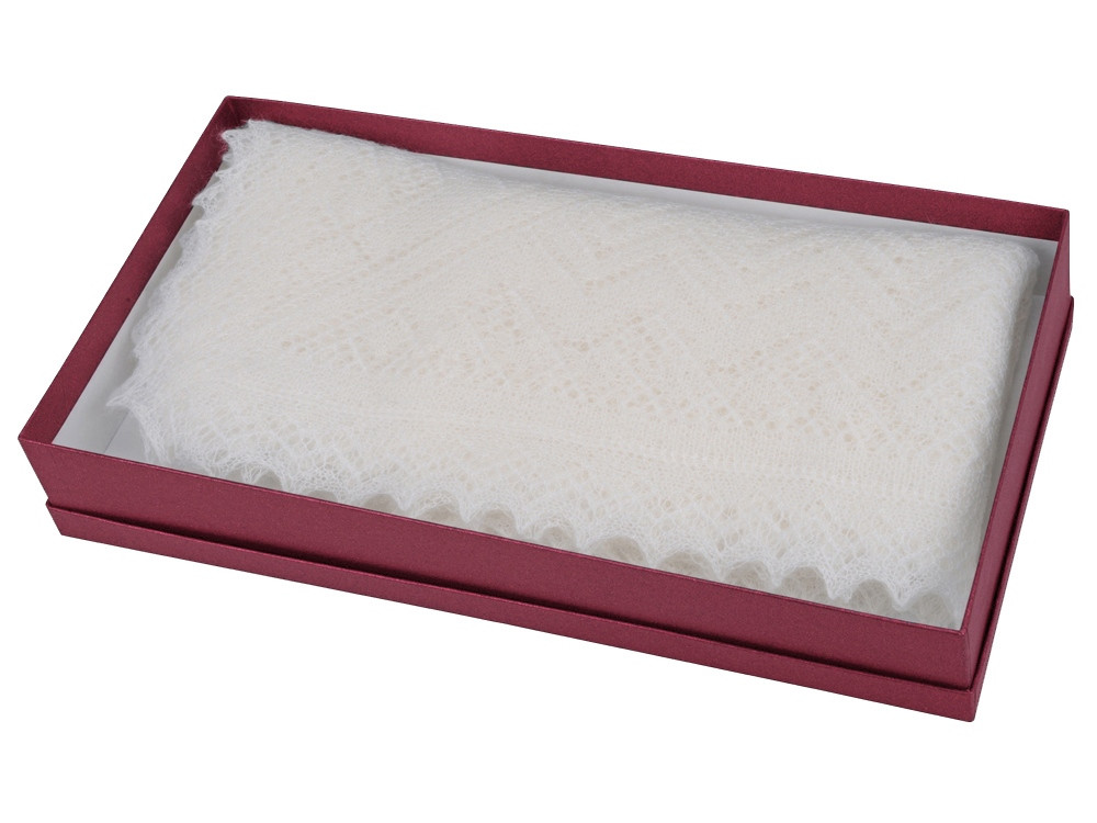 Оренбургский пуховый платок в подарочной коробке - фото 3 - id-p96030008