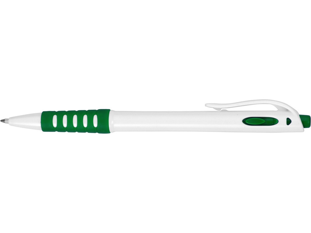 Ручка шариковая Фиджи, белый/зеленый - фото 3 - id-p96033709