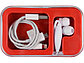 Наушники Марсель с набором переходников, красный, фото 4