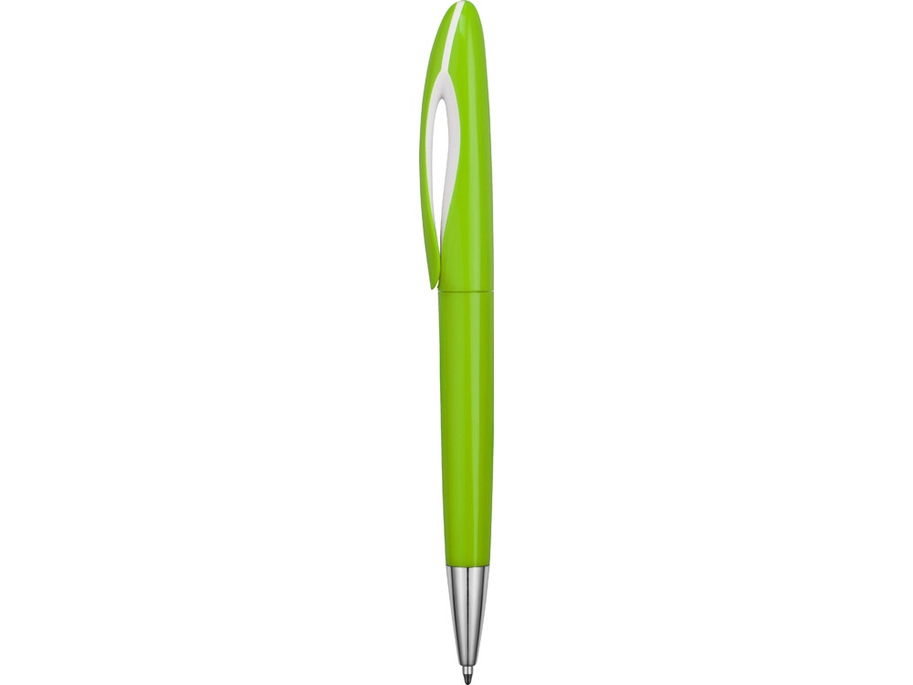 Ручка пластиковая шариковая Chink, зеленое яблоко/белый - фото 3 - id-p96039539