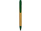 Ручка шариковая Borneo из бамбука, зеленый, черные чернила, фото 2