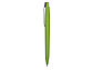 Ручка пластиковая soft-touch шариковая Zorro, зеленое яблоко/белый, фото 3